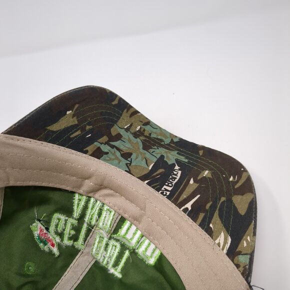 Mountain Dew Get Out and Do Strapback Hat Camo One Size Adjustable - Picture 7 of 8